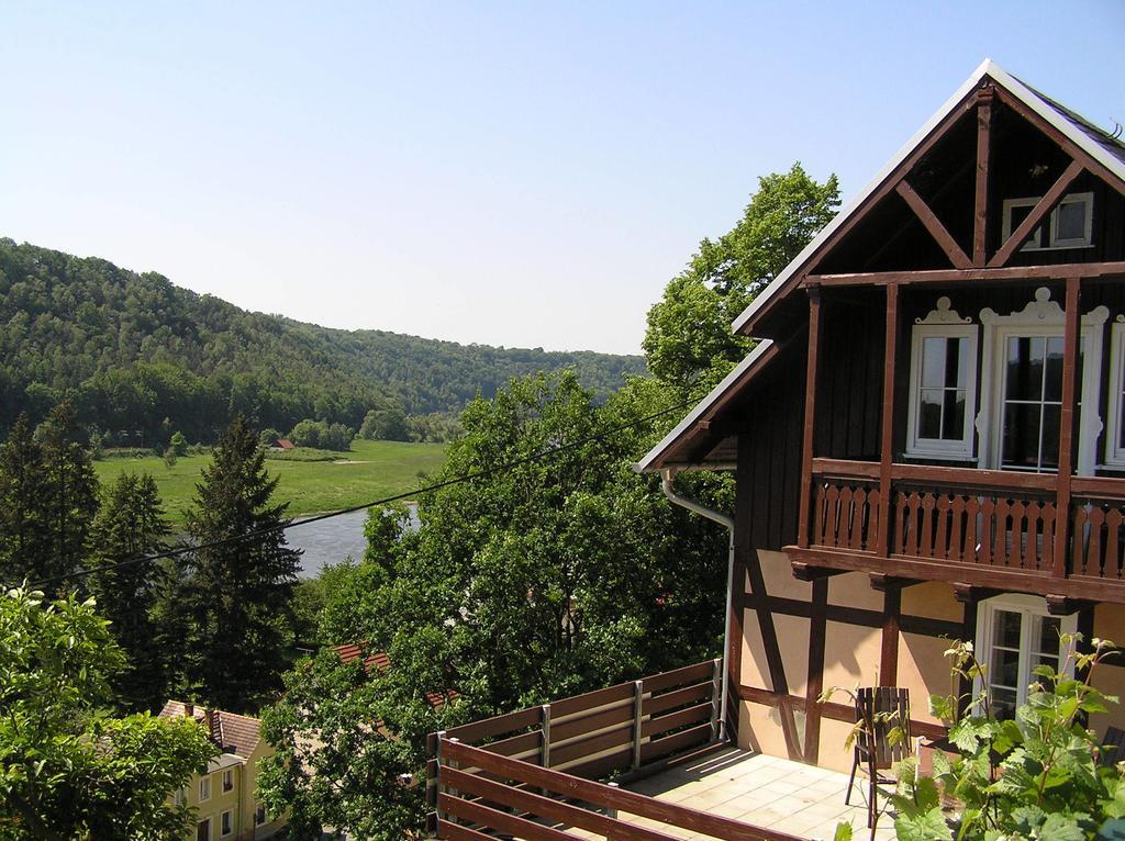 Wehlener Landhaus In Stadt Wehlen, Saechsische Schweiz Cameră foto