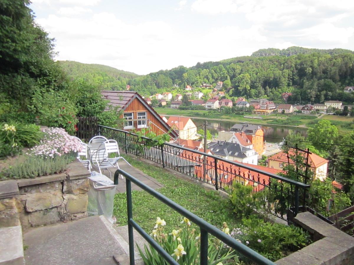 Wehlener Landhaus In Stadt Wehlen, Saechsische Schweiz Exterior foto